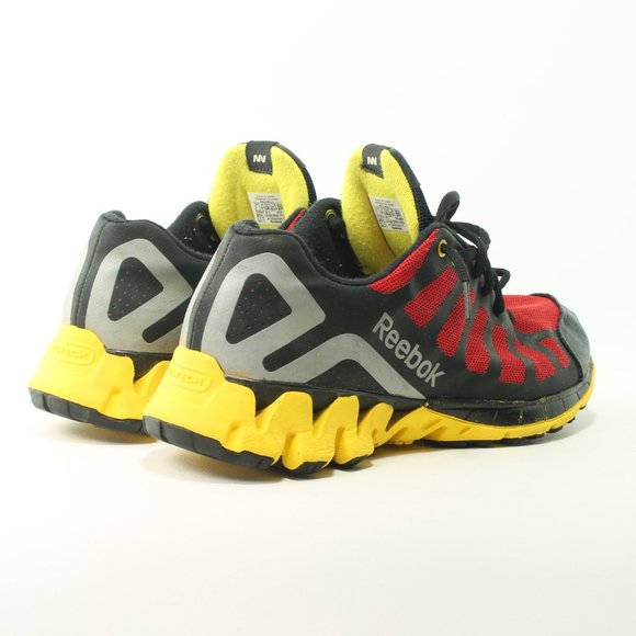 Reebok Cross Trainer Sneaker Women's 6-6.5 Men's Size 5 EU 36.5 Red Yellow Black - Picture 10 of 16